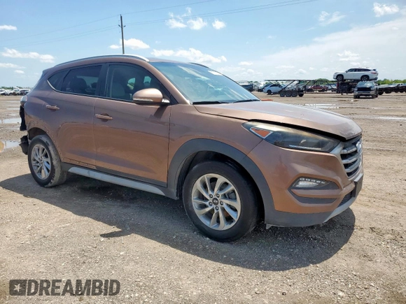 2017 Hyundai Tucson Sport with VIN KM8J33A29HU385636, listed as a Copart auction lot 58720035 with 137,120 mi miles and Clean title. Bid and sale history available at DreamBid. Image 4.