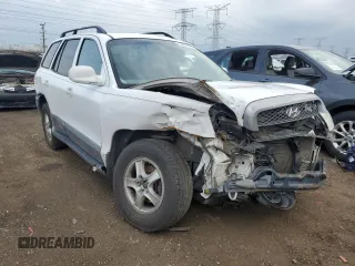 2004 Hyundai Santa Fe GLS with VIN KM8SC13D04U682926, listed as a Copart auction lot 53651575 with 182,317 mi miles and Salvage Title. Bid and sale history available at DreamBid. Image 4.