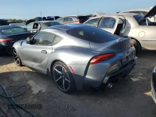 2022 Toyota GR Supra 3.0 with VIN WZ1DB0C01NW048751, listed as a Copart auction lot 75191114 with 0 mi miles and Non Repairable. Bid and sale history available at carsss.com. Image 2.