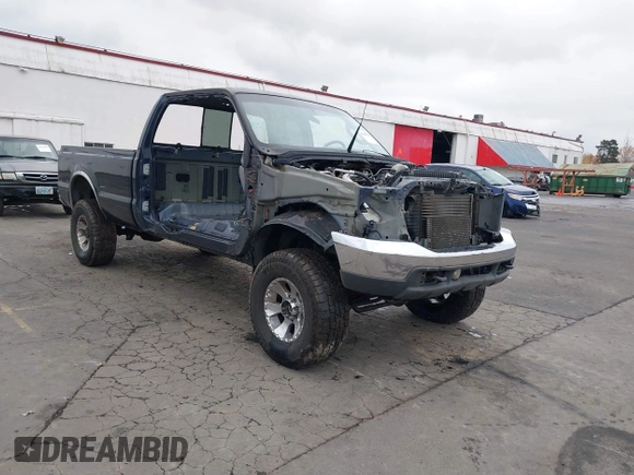 2003 Ford Super Duty F-250 XL with VIN 1FTNX21PX3EB41240, listed as a IAAI auction lot 40984229 with 1 mi miles. Bid and sale history available at carsss.com. Image 1.