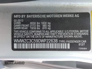 2013 MINI Countryman S z VIN WMWZC3C59DWP22638, wystawiony jako IAAI lot #42327540 z przebiegiem 155 060 mil mil oraz . Historia ofert i sprzedaży dostępna na DreamBid. Obrazek 9.