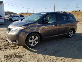 2012 Toyota Sienna LE AAS with VIN 5TDKK3DC6CS176156, listed as a Copart auction lot 45505975 with 86,791 mi miles and Salvage Title. Bid and sale history available at DreamBid. Image 1.