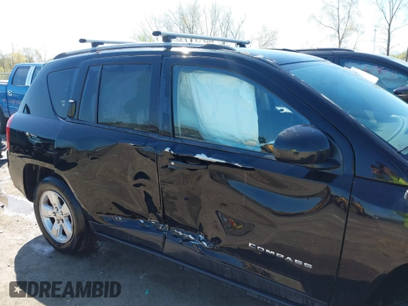 2017 Jeep Compass Sport with VIN 1C4NJCBB8HD134097, listed as a IAAI auction lot 42094456 with 110,967 mi miles and . Bid and sale history available at carsss.com. Image 12.