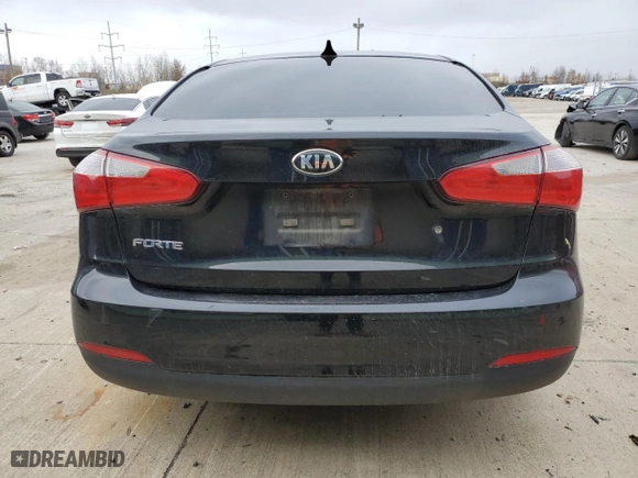 2015 Kia Forte LX with VIN KNAFK4A69F5335555, listed as a Copart auction lot 71662124 with 0 mi miles and Salvage Title. Bid and sale history available at carsss.com. Image 6.