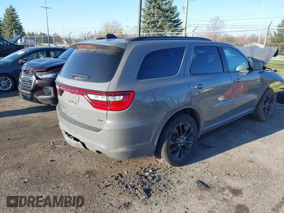 2024 Dodge Durango GT Plus with VIN 1C4RDJDG5RC198451, listed as a IAAI auction lot 41930529 with 7,048 mi miles and . Bid and sale history available at DreamBid. Image 4.
