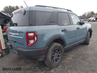 2021 Ford Bronco Sport Big Bend with VIN 3FMCR9B65MRB22198, listed as a IAAI auction lot 41526009 with 52,530 mi miles. Bid and sale history available at carsss.com. Image 4.