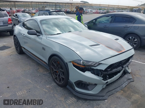 2022 Ford Mustang Mach 1 with VIN 1FA6P8R08N5552580, listed as a IAAI auction lot 42140418 with 14,383 mi miles and . Bid and sale history available at DreamBid. Image 1.