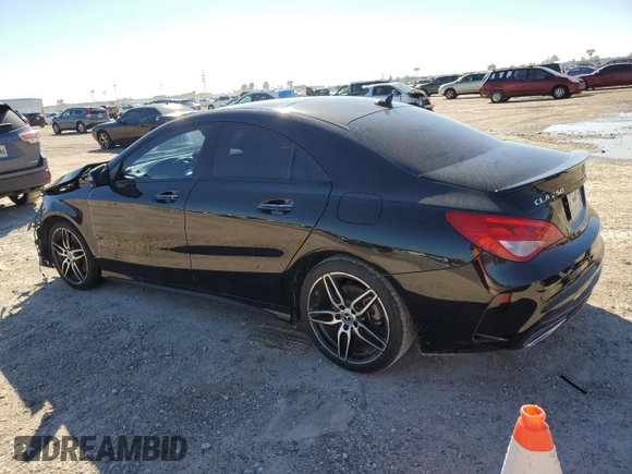 2018 Mercedes-Benz CLA 250 with VIN WDDSJ4EB3JN550732, listed as a Copart auction lot 41481194 with 46,832 mi miles and . Bid and sale history available at DreamBid. Image 2.