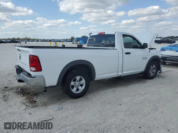 2017 Ram 1500 Tradesman with VIN 3C6JR6DG7HG687190, listed as a Copart auction lot 43698295 with 23,997 mi miles and Salvage title. Bid and sale history available at DreamBid. Image 3.