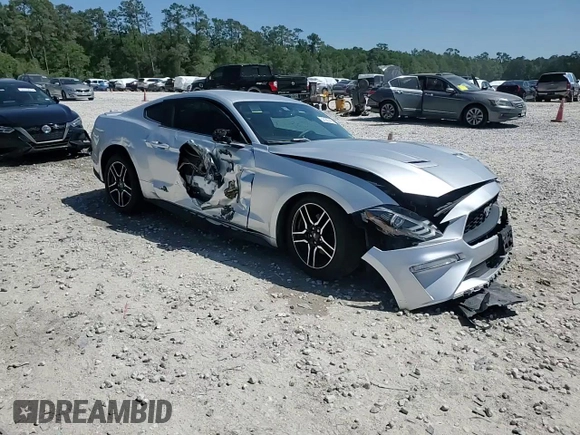 2019 Ford Mustang EcoBoost with VIN 1FA6P8TH8K5197470, listed as a Copart auction lot 52180745 with 53,562 mi miles and Salvage Title. Bid and sale history available at carsss.com. Image 13.