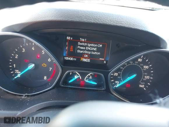 2018 Ford Escape Titanium with VIN 1FMCU9J96JUA33500, listed as a IAAI auction lot 42121736 with 105,430 mi miles and . Bid and sale history available at DreamBid. Image 7.