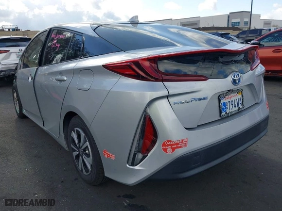 2017 Toyota Prius Prime Plus with VIN JTDKARFP8H3000837, listed as a IAAI auction lot 41899306 with 66,345 mi miles. Bid and sale history available at carsss.com. Image 3.