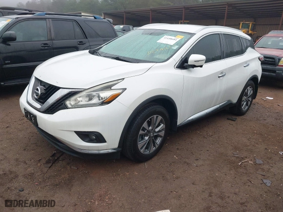 2015 Nissan Murano S with VIN 5N1AZ2MG4FN230662, listed as a IAAI auction lot 41458684 with 198,853 mi miles. Bid and sale history available at carsss.com. Image 2.