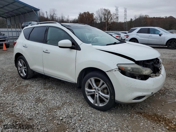 2011 Nissan Murano SL with VIN JN8AZ1MU6BW056249, listed as a Copart auction lot 85190934 with 266,028 mi miles and Clean Title. Bid and sale history available at carsss.com. Image 4.