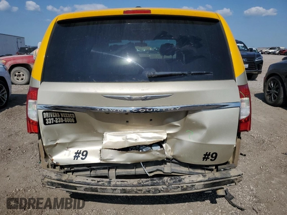 2012 Chrysler Town & Country Touring-L with VIN 2C4RC1CG4CR146070, listed as a Copart auction lot 53545685 with 251,620 mi miles and Salvage Title. Bid and sale history available at carsss.com. Image 6.