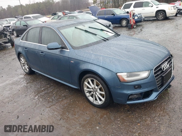 2016 Audi A4 Premium Plus with VIN WAUFFAFL2GN004089, listed as a IAAI auction lot 41553372 with 147,460 mi miles. Bid and sale history available at carsss.com. Image 1.
