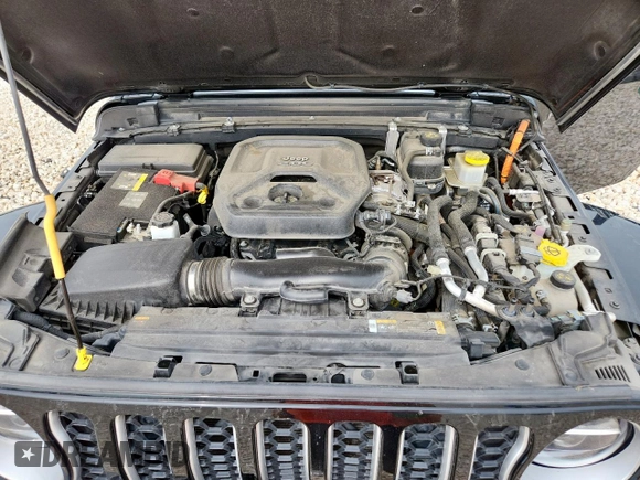 2022 Jeep Wrangler Unlimited Sahara with VIN 1C4JJXP61NW170425, listed as a Copart auction lot 60683715 with 51,847 mi miles and Salvage title. Bid and sale history available at DreamBid. Image 12.
