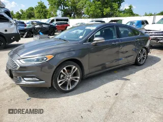 2020 Ford Fusion Titanium with VIN 3FA6P0K9XLR193611, listed as a Copart auction lot 61488485 with 83,451 mi miles and Salvage title. Bid and sale history available at DreamBid. Image 1.