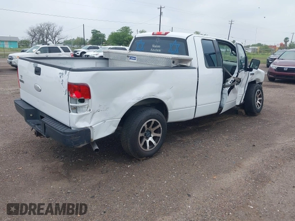 2007 Ford F-150 STX with VIN 1FTRX12W57KC96173, listed as a IAAI auction lot 41865755 with 194,077 mi miles and . Bid and sale history available at DreamBid. Image 4.