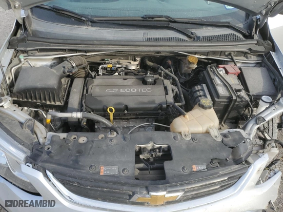 2017 Chevrolet Sonic LT with VIN 1G1JD5SHXH4127991, listed as a Copart auction lot 47087085 with 116,918 mi miles and Salvage Title. Bid and sale history available at carsss.com. Image 11.