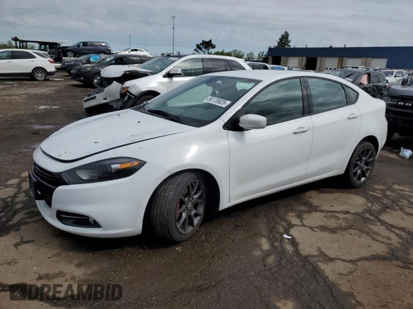 2016 Dodge Dart SXT z VIN 1C3CDFBB6GD531617, wystawiony jako Copart lot #56176925 z przebiegiem 87 792 mil mil oraz Tytuł czysty. Historia ofert i sprzedaży dostępna na DreamBid. Obrazek 1.