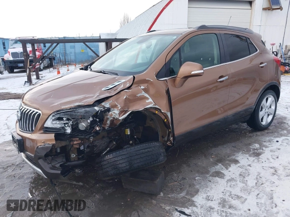 2016 Buick Encore Leather with VIN KL4CJCSB0GB571295, listed as a IAAI auction lot 41121647 with 30,936 mi miles. Bid and sale history available at carsss.com. Image 20.