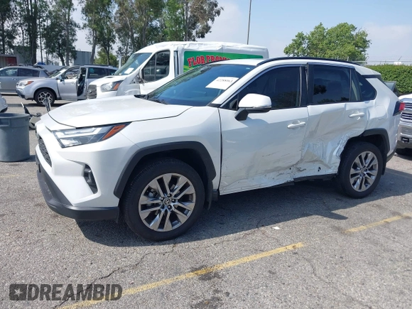 2023 Toyota RAV4 XLE Premium with VIN 2T3C1RFV0PW269588, listed as a IAAI auction lot 42288063 with 47,140 mi miles and . Bid and sale history available at DreamBid. Image 2.