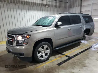 2018 Chevrolet Suburban LT with VIN 1GNSKHKC1JR100251, listed as a Copart auction lot 50147145 with 97,143 mi miles and Salvage Title. Bid and sale history available at carsss.com. Image 1.