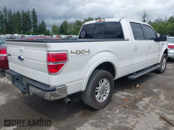 2011 Ford F-150 XLT with VIN 1FTFW1ET3BFD32855, listed as a IAAI auction lot 42540767 with 409,877 mi miles and . Bid and sale history available at DreamBid. Image 4.