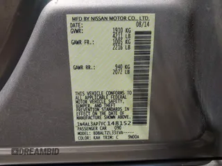 2015 Nissan Altima S with VIN 1N4AL3AP7FC148152, listed as a IAAI auction lot 42166439 with 212,521 mi miles and . Bid and sale history available at DreamBid. Image 9.