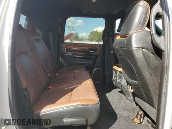 2019 Ram 3500 Longhorn with VIN 3C63RRNL6KG704171, listed as a Copart auction lot 73731114 with 0 mi miles and Non Repairable. Bid and sale history available at carsss.com. Image 10.