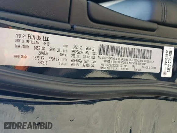 2018 Jeep Grand Cherokee High Altitude with VIN 1C4RJFCM8JC391436, listed as a Copart auction lot 70892404 with 81,430 mi miles and Salvage Title. Bid and sale history available at carsss.com. Image 13.