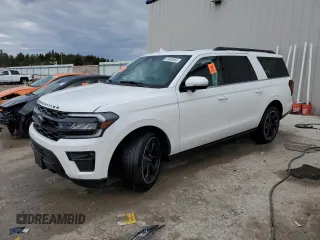 2024 Ford Expedition Max Limited с VIN 1FMJK2A80REA58913, выставлен на аукционе Copart как лот 53850555 с пробегом 8 480 миль миль и Списание • Salvage title. История ставок и продаж доступна на DreamBid. Изображение 1.
