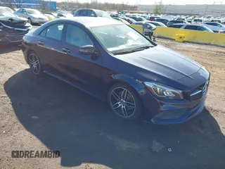 2018 Mercedes-Benz CLA 250 with VIN WDDSJ4EB3JN694801, listed as a IAAI auction lot 41815709 with 63,802 mi miles and . Bid and sale history available at DreamBid. Image 1.