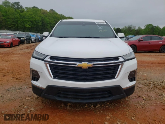 2023 Chevrolet Traverse LS with VIN 1GNEVLKW8PJ238474, listed as a Copart auction lot 85952264 with 28,038 mi miles and Salvage Title. Bid and sale history available at carsss.com. Image 5.
