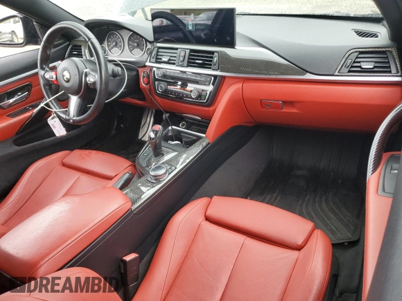 2014 BMW 4 Series 428i with VIN WBA3N7C52EF719489, listed as a Copart auction lot 57151955 with 83,805 mi miles and Salvage title. Bid and sale history available at DreamBid. Image 8.