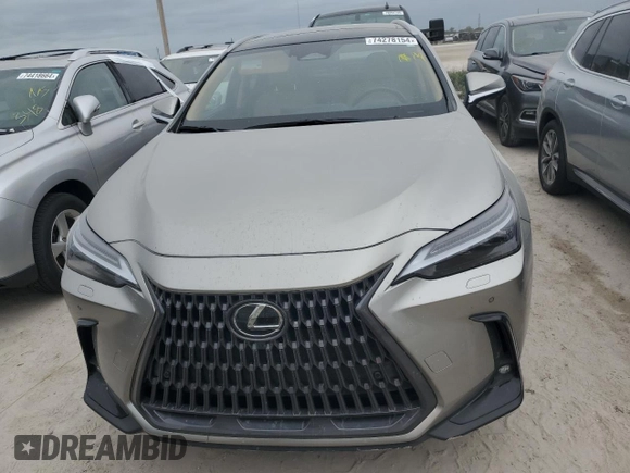 2022 Lexus NX 350h Luxury with VIN JTJHKCEZ7N2004836, listed as a Copart auction lot 74278154 with 5,985 mi miles and Salvage Title. Bid and sale history available at DreamBid. Image 5.