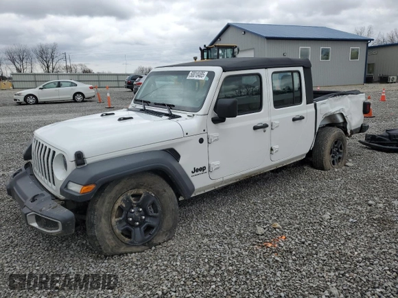 2023 Jeep Gladiator Freedom with VIN 1C6HJTAG6PL550171, listed as a Copart auction lot 50010485 with 37,064 mi miles and Salvage title. Bid and sale history available at DreamBid. Image 1.