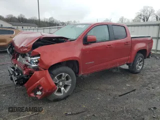 2015 Chevrolet Colorado 4WD Z71 with VIN 1GCGTCE35F1269575, listed as a Copart auction lot 52077305 with 119,014 mi miles and Salvage title. Bid and sale history available at DreamBid. Image 1.