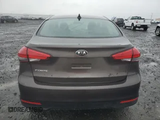 2017 Kia Forte LX with VIN 3KPFL4A74HE140303, listed as a Copart auction lot 52181815 with 44,695 mi miles and Salvage Title. Bid and sale history available at carsss.com. Image 6.