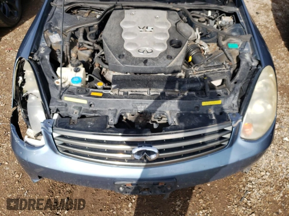 2006 Infiniti G35 with VIN JNKCV51F16M610696, listed as a Copart auction lot 68944054 with 146,482 mi miles and Salvage Title. Bid and sale history available at DreamBid. Image 11.