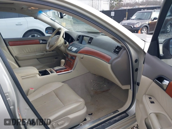 2007 Infiniti M with VIN JNKAY01E27M310403, listed as a IAAI auction lot 41689421 with 141,397 mi miles and . Bid and sale history available at DreamBid. Image 5.