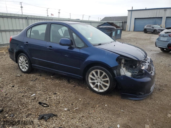 2009 Suzuki SX4 Man Sport FWD with VIN JS2YC414996200393, listed as a Copart auction lot 50025535 with NaN miles and Salvage Title. Bid and sale history available at carsss.com. Image 4.