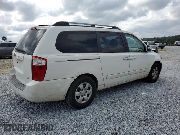 2006 Kia Sedona LX with VIN KNDMB233X66070866, listed as a Copart auction lot 71335794 with 242,416 mi miles and Salvage Title. Bid and sale history available at carsss.com. Image 3.