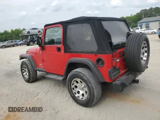 2006 Jeep Wrangler SE with VIN 1J4FA29126P756471, listed as a Copart auction lot 51987875 with 97,266 mi miles and Salvage Title. Bid and sale history available at carsss.com. Image 2.