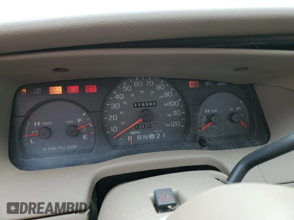 2004 Mercury Grand Marquis GS with VIN 2MEFM74W44X659873, listed as a Copart auction lot 51793205 with 115,384 mi miles and Salvage Title. Bid and sale history available at DreamBid. Image 9.