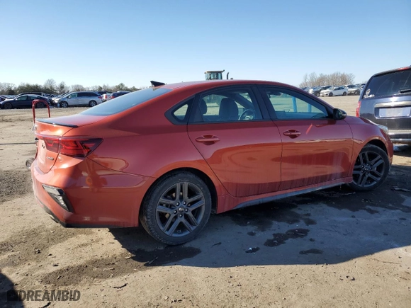 2020 Kia Forte GT-Line with VIN 3KPF34AD0LE187150, listed as a Copart auction lot 46288755 with 84,194 mi miles and Salvage Title. Bid and sale history available at carsss.com. Image 3.