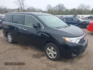 2015 Nissan Quest SV with VIN JN8AE2KP8F9133870, listed as a IAAI auction lot 41735267 with 213,626 mi miles. Bid and sale history available at carsss.com. Image 1.