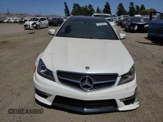 2012 Mercedes-Benz C 63 AMG with VIN WDDGJ7HB9CF814987, listed as a Copart auction lot 59702905 with 109,384 mi miles and Salvage title. Bid and sale history available at DreamBid. Image 5.