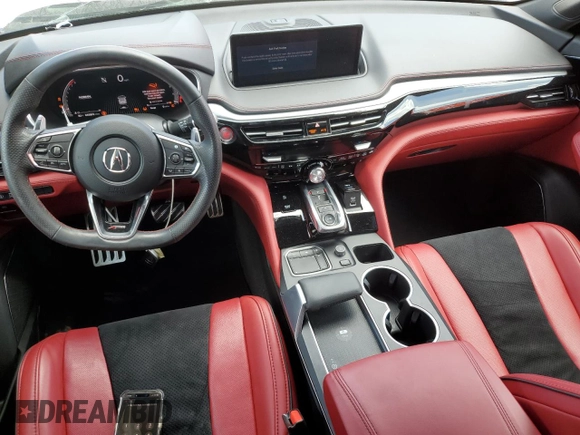 2023 Acura MDX w/A-Spec Package with VIN 5J8YE1H05PL042995, listed as a Copart auction lot 55276985 with 45,893 mi miles and Salvage title. Bid and sale history available at DreamBid. Image 8.